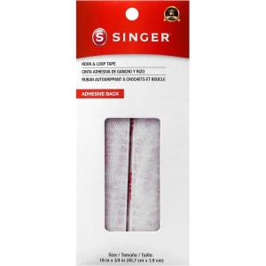 image:imageSINGER 00881 Hook and Loop Adhesive Back Tape 34 by 18Inch White