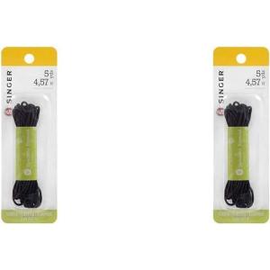 image:imageSINGER 73959 Round Elastic Cord 5Yards BlackBlack