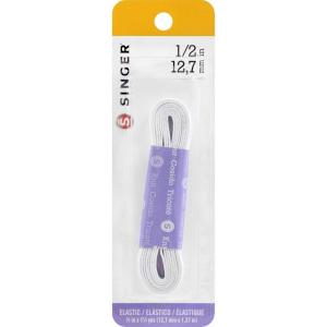 image:imageSINGER 76012 Knit Polyester Elastic 12Inch x 112Yard WhiteWhite