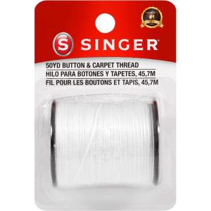 image:imageSinger 67110 Button amp Carpet Sewing Thread 50Yards Black 380 x 150 x 250 inchesWhite