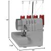 image:imageSINGER  ProFinish 14CG754 234 Thread Serger with Adjustable Stitch Length amp Differential Feed  Sewing Made EasyWhiteProFinish
