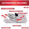 image:imageSINGER Sewing Basket with Sewing Kit Needles Thread Scissors and Notions WhiteWhite