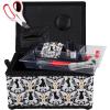image:imageSINGER Sewing Basket with Sewing Kit Needles Thread Scissors and Notions WhiteWhite
