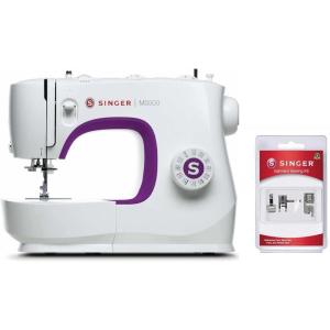 image:imageBundle of SINGER M3500 Lightweight amp Portable Sewing Machine with Accessory Kit  SINGER Garment Presser Feet Kit  Includes Gathering Rolled Hem amp Sew Easy Feet