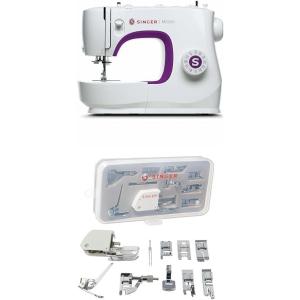 image:imageSINGER M3500 Sewing Machine  9PresserFeet Accessory Kit Bundle  Lightweight 110Stitch Portable Machine with TwinNeedle amp Specialty Feet for Decorative Quilting amp Finishing Work