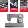 image:imageSINGER 4452 Heavy Duty Sewing Machine Bundle with Extension Table amp Bobbin Winder  110 Stitches Strong Motor LED Light 1Step Buttonhole Class 1515J Compatible