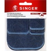 image:imageSINGER IronOn Patches Bundle Set of 60 Denim and Twill Ironon Patches Assorted Sizes and ColorsDenim IronOn Repair Kit  Assorted Sizes